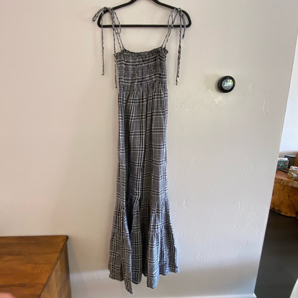 Planet Blue Gingham Maxi Dress - Picture 3 of 5
